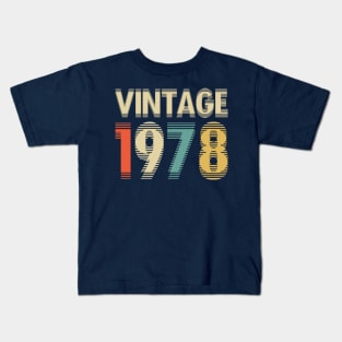 Vintage 1978 Kids T-Shirt